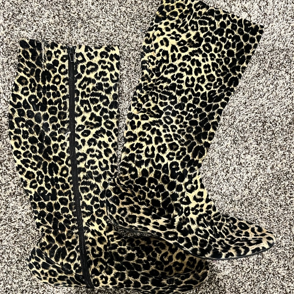 Cheetah Boots